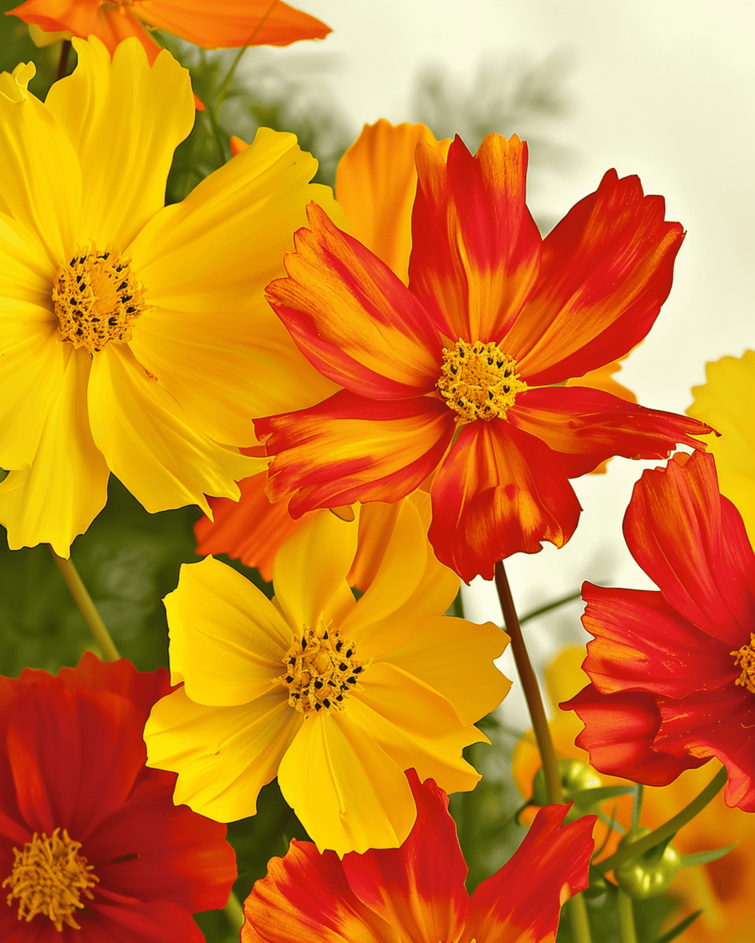 Cosmos (Cosmos bipinnatus) grown from seed — an easy flower for beginners