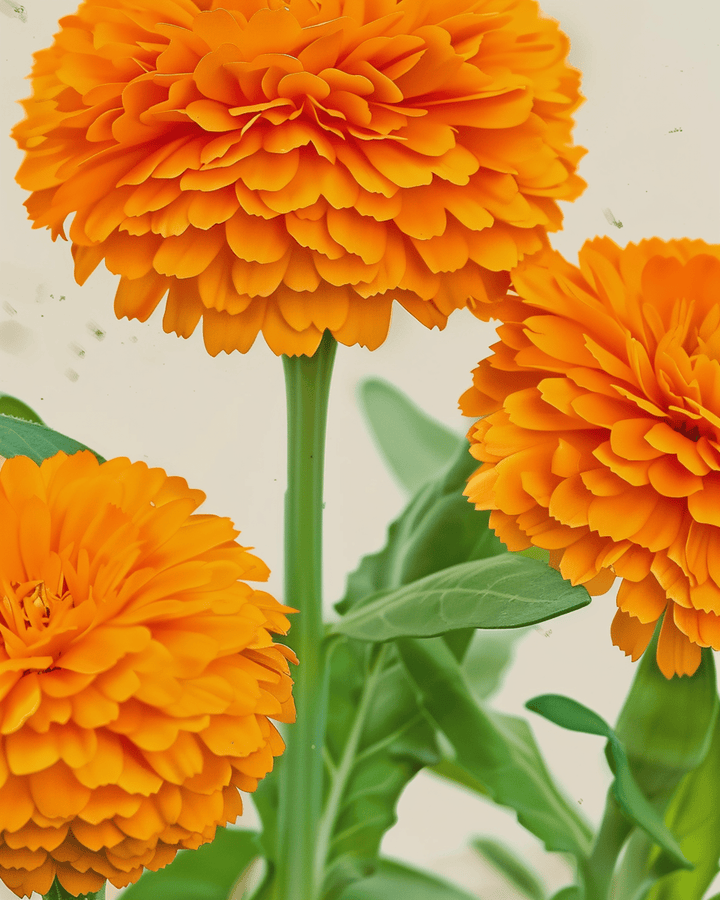 Pot Marigold Balls Orange seeds (Calendula officinalis) – organic annual flower
