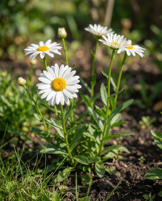 Shasta Daisy May Queen (Chrysanthemum leucanthemum) – organic perennial seeds from SeedsChoice