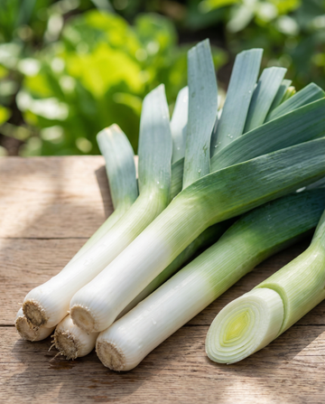 Leek De Carentan 2 (Allium porrum) – organic annual vegetable seeds from SeedsChoice