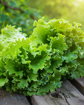 Lettuce Bionda A Foglia Riccia Seeds Organic Lactuca Sativa Annual