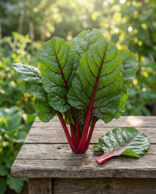 Swiss Chard Rhubarb (Beta vulgaris) – organic annual vegetable seeds from SeedsChoice