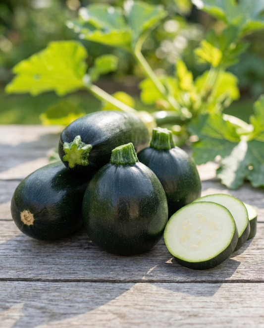 Black Beauty Zucchini (Cucurbita pepo) – organic annual seeds from SeedsChoice