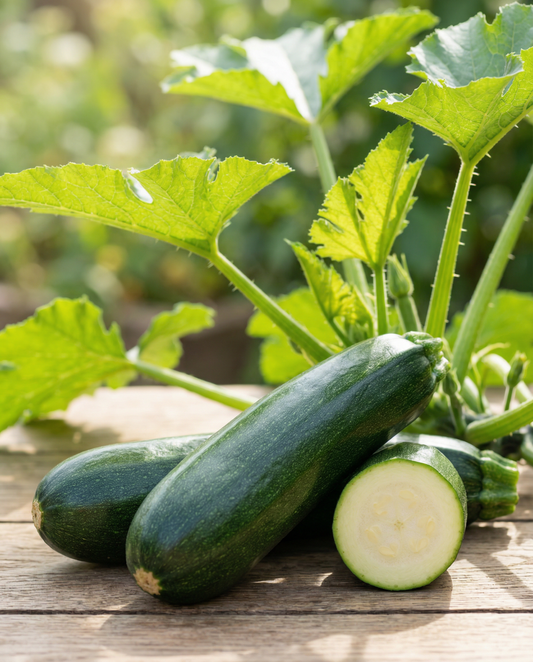 Courgette Partenon F1 (Cucurbita pepo) – organic annual vegetable seeds from SeedsChoice