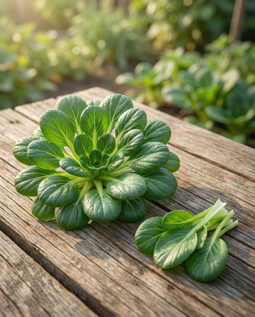 Tatsoi Pak Choi (Brassica rapa) – organic annual vegetable seeds from SeedsChoice