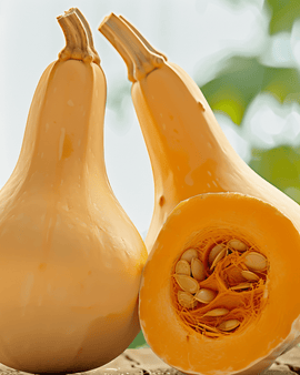 Waltham Butternut Squash Seeds Organic Cucurbita Moschata Annual