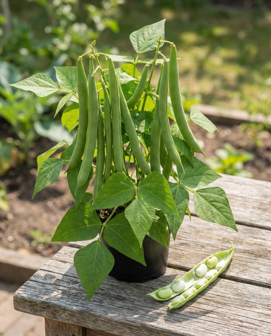 Bush Bean Maxi (Phaseolus vulgaris) – organic annual vegetable seeds from SeedsChoice
