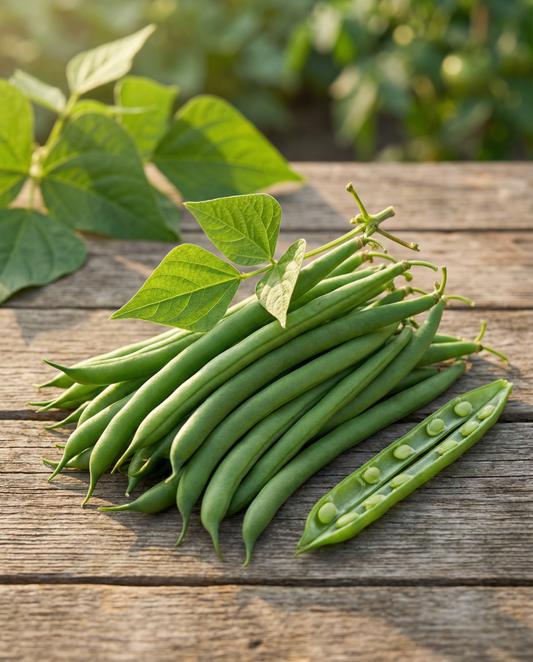 Bush French Bean Compass (Phaseolus vulgaris) – organic annual vegetable seeds from SeedsChoice