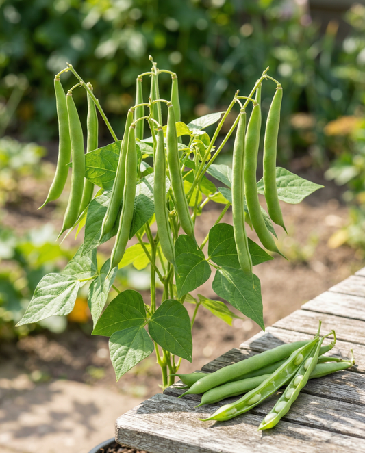 Bush Bean Maxi (Phaseolus vulgaris) – organic annual vegetable seeds from SeedsChoice