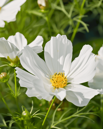 Hummingbird White seeds (Cosmos bipinnatus) – annual flower