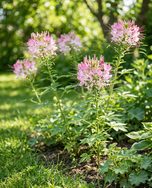 Spiderplant Rose Queen (Cleome hassleriana) – annual flower seeds from SeedsChoice