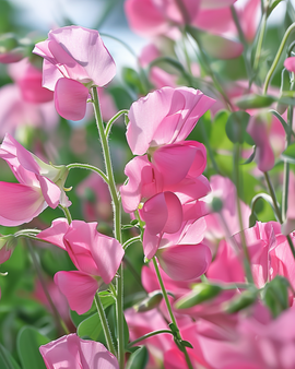 Sweet Pea Seeds Royal Family Pink Lathyrus Odoratus Annual