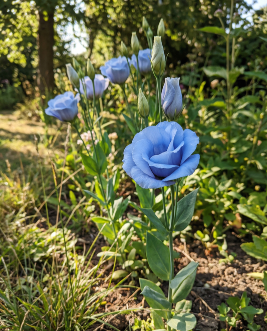 Lisianthus Sky Blue (Eustoma grandiflorum) – annual flower seeds from SeedsChoice