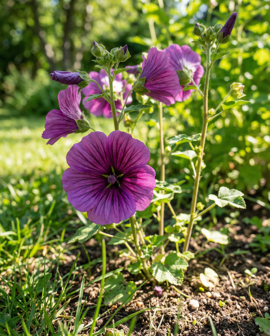 Purple Queen (Malope trifida) – annual seeds from SeedsChoice