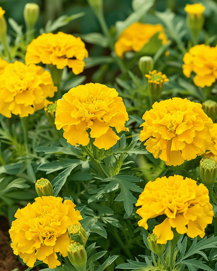 French Marigold Petite Yellow seeds (Tagetes patula) – annual flower