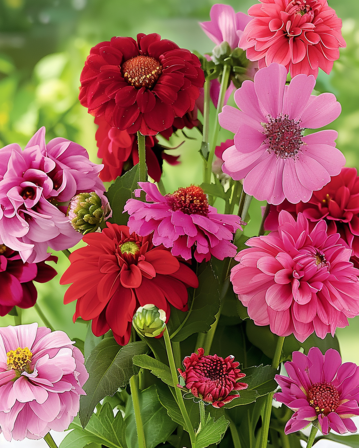 Summerflowers Pink Red Mix Blend seeds – annual flower