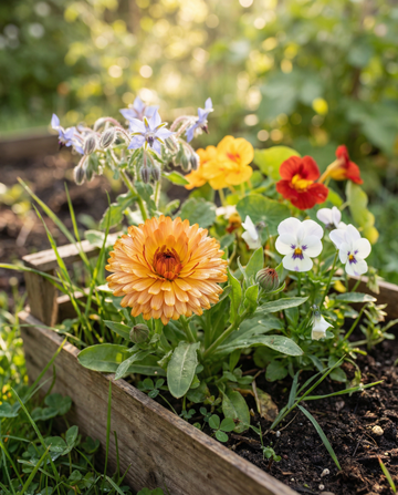 Edible Mix For Full Sun 40 80 Cm – annual flower seeds from SeedsChoice