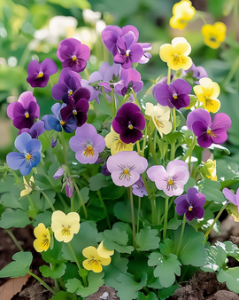 Viola Bambini Mixed Seeds Viola Cornuta Biennial Flower