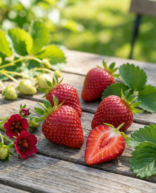 Strawberry Ruby Ann F1 (Fragaria ananassa) – annual seeds from SeedsChoice