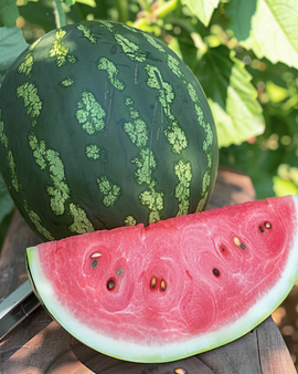 Mini Watermelon Seeds Tigrimini F1 Citrullus Lanatus Annual