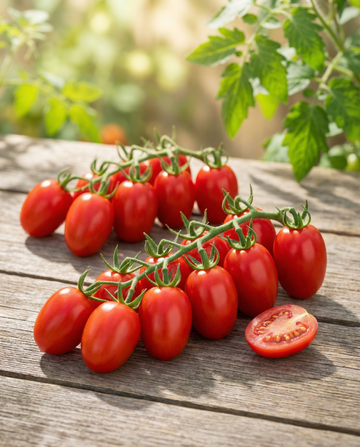 Cherry Tomato Modus F1 Mini Plum (Solanum lycopersicum) – annual vegetable seeds from SeedsChoice