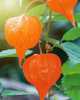 Chinese Lantern Seeds Physalis Alkekengi Perennial Flower Orange Pods