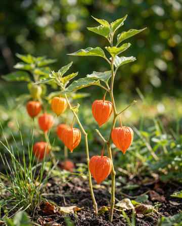 Chinese Lantern Orange Pods (Physalis alkekengi) – perennial flower seeds from SeedsChoice