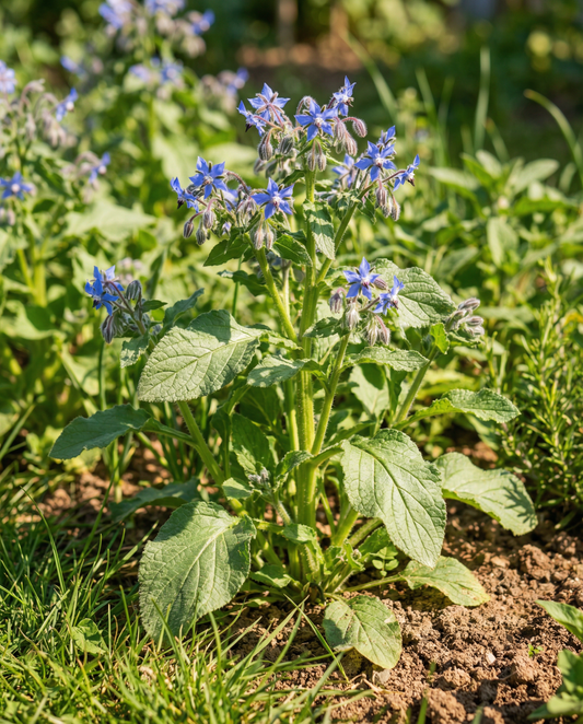 Borage (Borago officinalis) – annual herb seeds from SeedsChoice