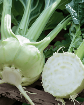 Kohlrabi Seeds Lanro Brassica Oleracea Annual Vegetable Variety