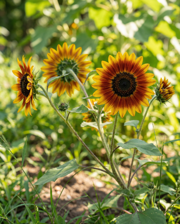 Sunflower Ring Of Fire (Helianthus annuus) – annual flower seeds from SeedsChoice