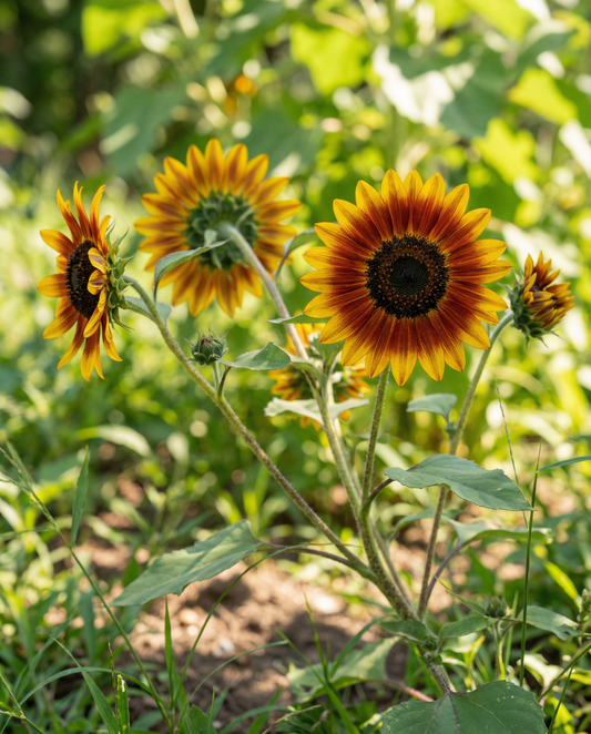 Sunflower Ring Of Fire (Helianthus annuus) – annual flower seeds from SeedsChoice