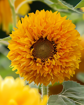 Sunflower Seeds Sungold Double Helianthus Annuus Annual Dwarf Variety