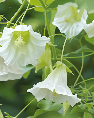 Cathedral Bells White Climber seeds (Cobaea scandens) – annual climber