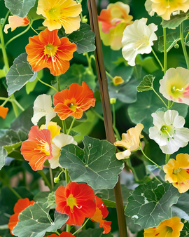 Nasturtium Jewel Of Africa Seeds Tropaeolum Majus Annual Climber