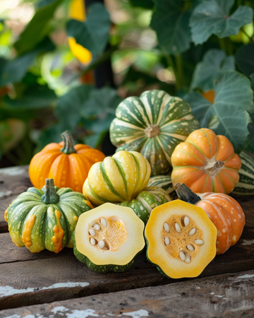 Patisson Colour Scallopini seeds (Cucurbita pepo) – annual mix