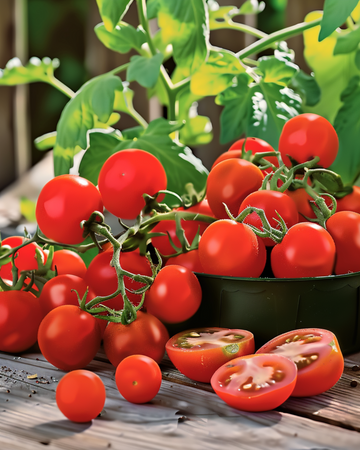 Pot Tomato Gourmandise Red Cherry seeds (Solanum lycopersicum) – annual vegetable
