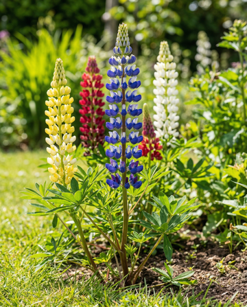 Lupin Multicolor 120cm (Lupinus hartwegii) – perennial mix seeds from SeedsChoice