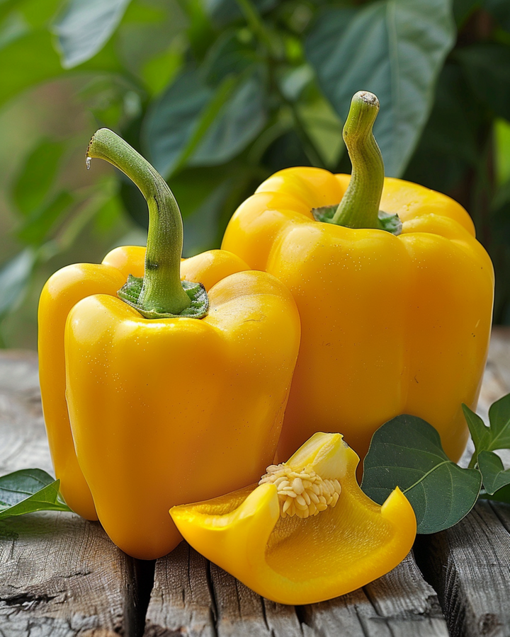 Sweet Pepper Giallo D Asti Yellow seeds (Capsicum annuum) – vegetable