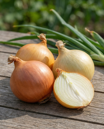 Onion Mix Tris Di Cipolle (Allium cepa) – biennial vegetable seeds from SeedsChoice