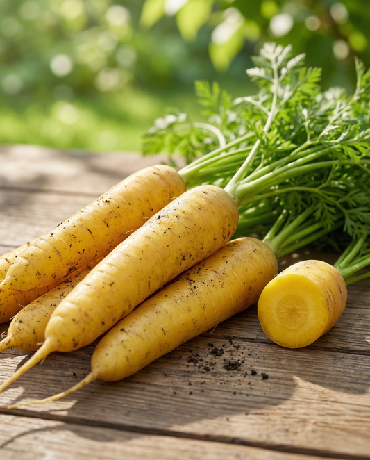 Carrot Jaune Du Doubs Late (Daucus carota) – vegetable seeds from SeedsChoice