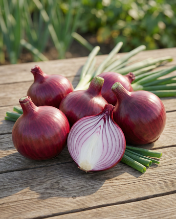 Onion Red Cipolla Genova Early (Allium cepa) – vegetable seeds from SeedsChoice