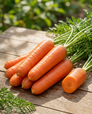 Carrot Nantes 2 (Daucus carota) – annual vegetable seeds from SeedsChoice