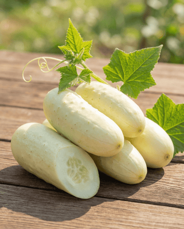 Cucumber White Wonder (Cucumis sativus) – annual vegetable seeds from SeedsChoice