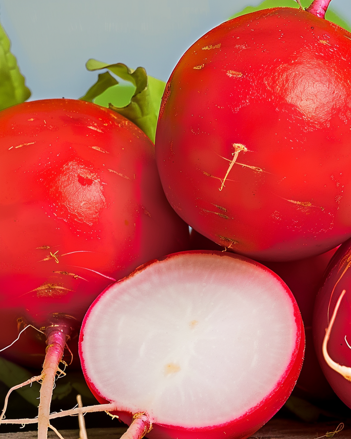 Radish Burro Gigante Early Red Round Root seeds (Raphanus sativus) – vegetable