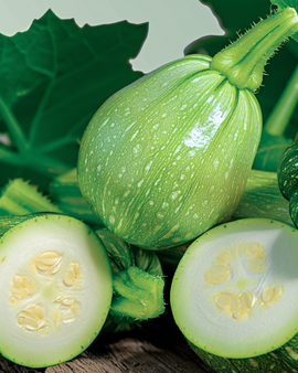 Courgette Tondo Nizza Seeds Cucurbita Pepo Annual Variety