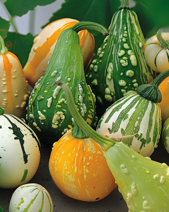 Ornamental Gourd Autumn Decor seeds (Cucurbita pepo) – annual mix