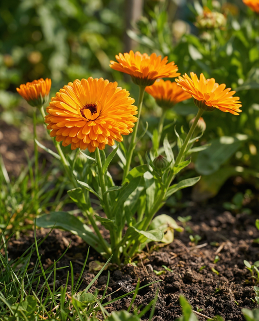 Pot Marigold Orange King (Calendula officinalis) – annual flower seeds from SeedsChoice