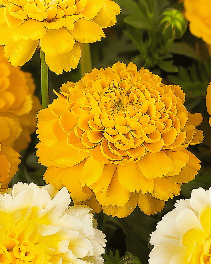 Double Mixed seeds (Chrysanthemum coronarium) – annual mix