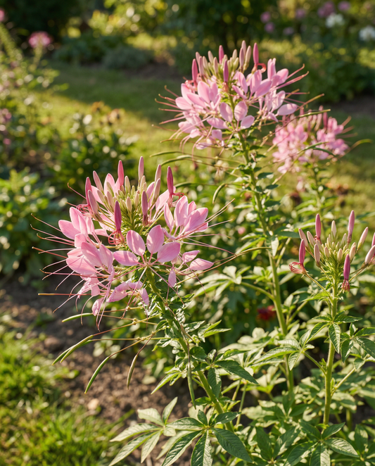 Spider Plant Rose Queen (Cleome hassleriana) – annual flower seeds from SeedsChoice
