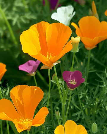 Eschscholtzia Single Mixed seeds (Eschscholzia californica) – annual flower